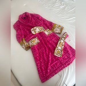 Pink Versace Robe